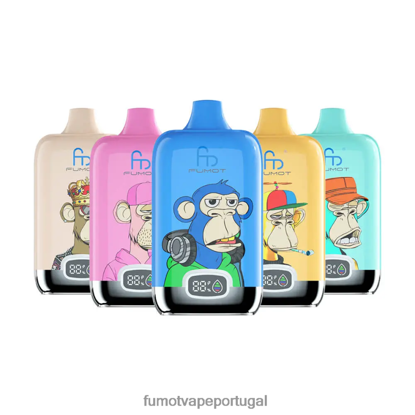 Fumot Flavours - Fumot Digital Box 12000 cápsulas de vapor descartáveis ​​- 20ml (1 peça) kiwi de mirtilo 82R648119