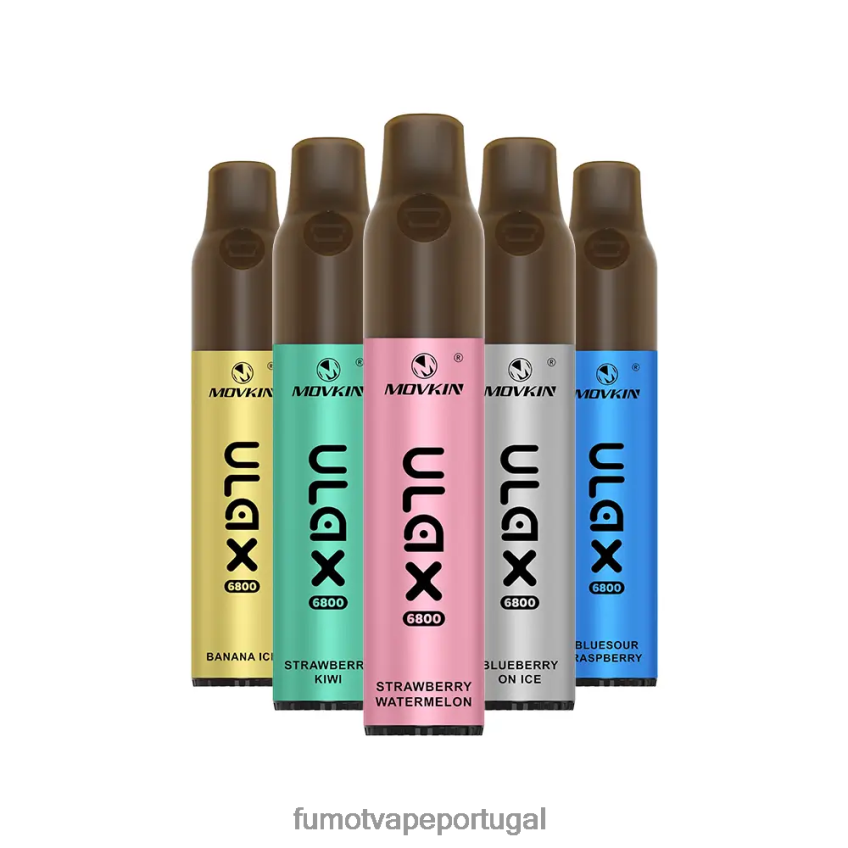 Fumot Flavours - Fumot Movkin Ulax Vaporizador descartável 6800 bobina de cerâmica - 8ml (1 peça) mirtilo no gelo 82R648319