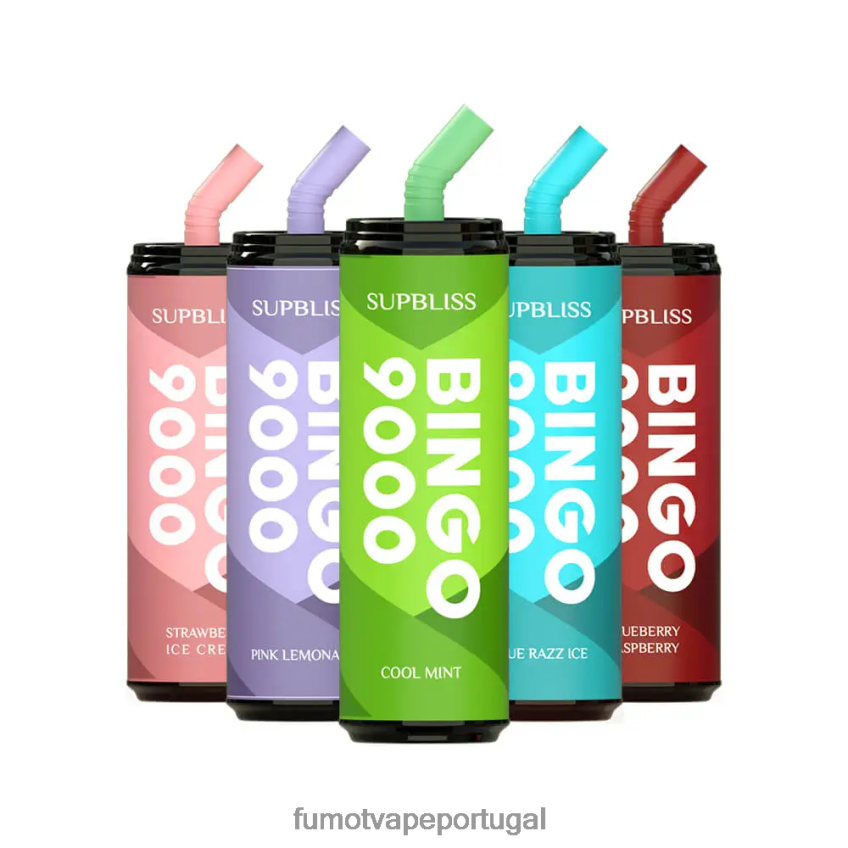 Fumot Flavours - Fumot Supbliss Bingo Caneta vape descartável 9000 (1 peça) - 18ml gelo de uva 82R648469