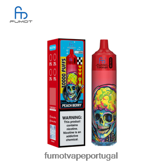 Fumot Flavours - Fumot Tornado 30k música baga de pêssego N6F44819
