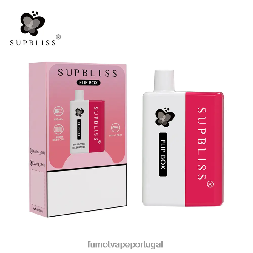 Fumot Portugal - Fumot Supbliss Flip caixa 6000 kit vape substituível - 10ml (1 peça) gelo de melancia 82R648341
