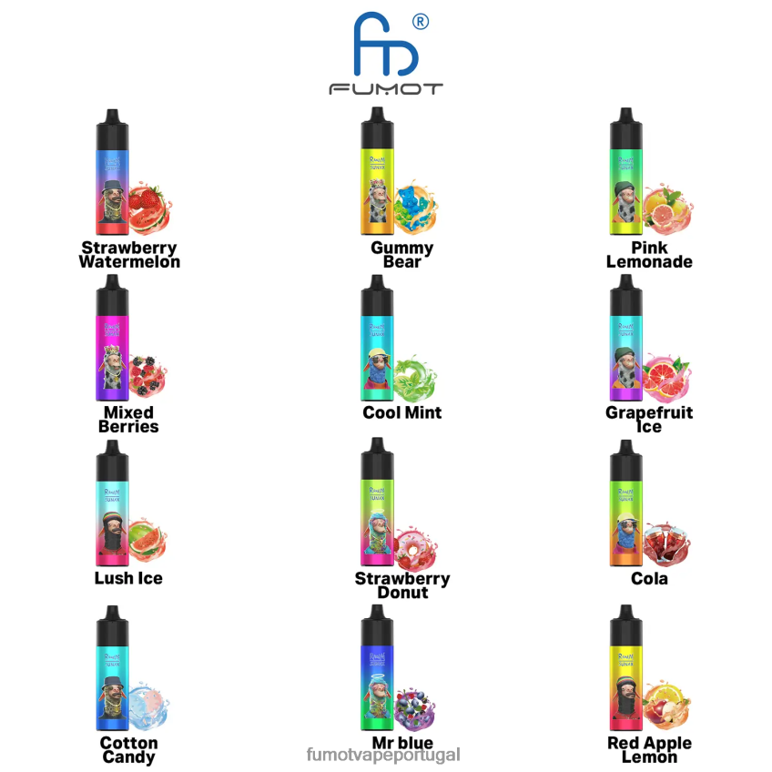 Fumot Shop - Fumot Sunax 7000 cartuchos de vapor substituíveis (1 peça) algodão doce 82R648486