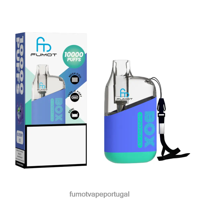 Fumot Shop - Fumot Tornado Caixa descartável de 10000 vape pods - 20ml (1 peça) uva morango 82R648366