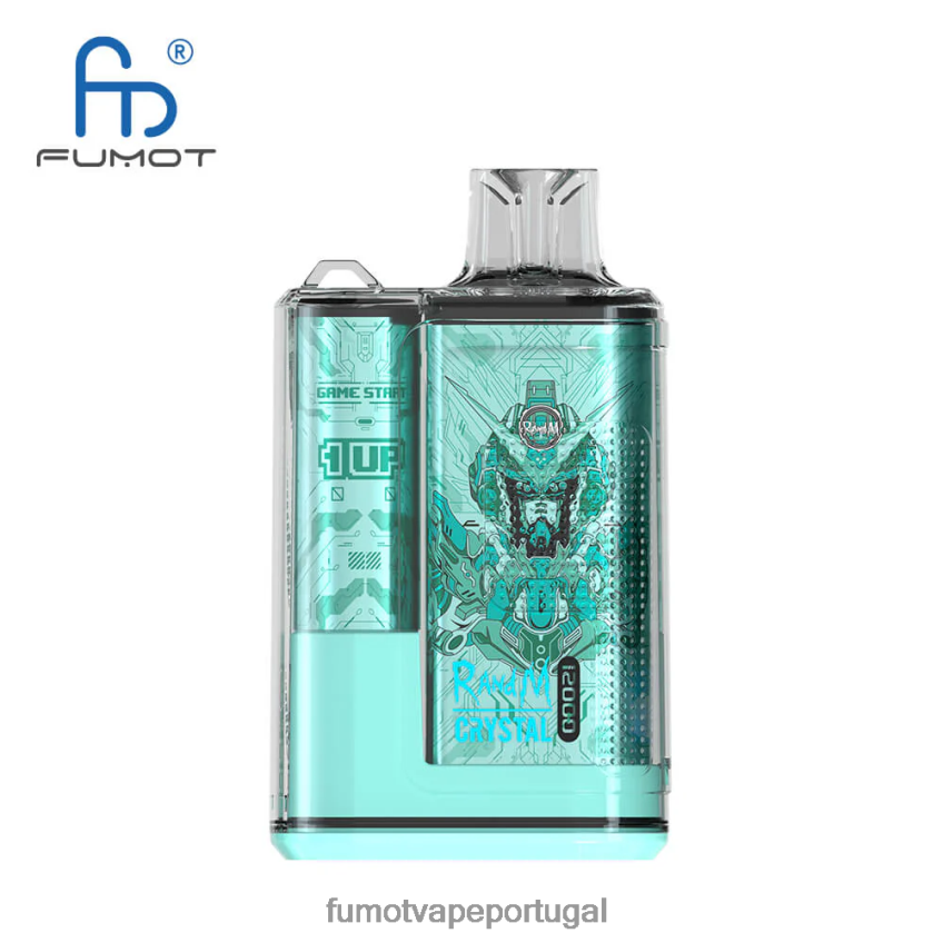 Fumot Tech - Fumot Crystal Caixa vape descartável de 20ml 12000 (1 peça) gelo de morango 82R648280