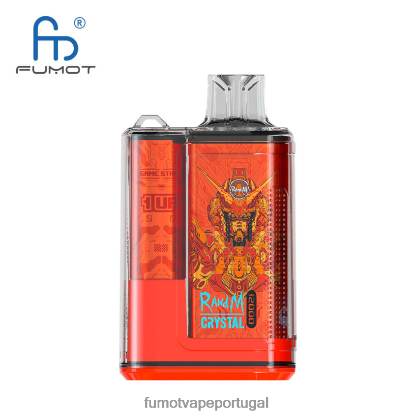 Fumot Tech - Fumot Crystal Caixa vape descartável de 20ml 12000 (1 peça) gelo de morango 82R648280
