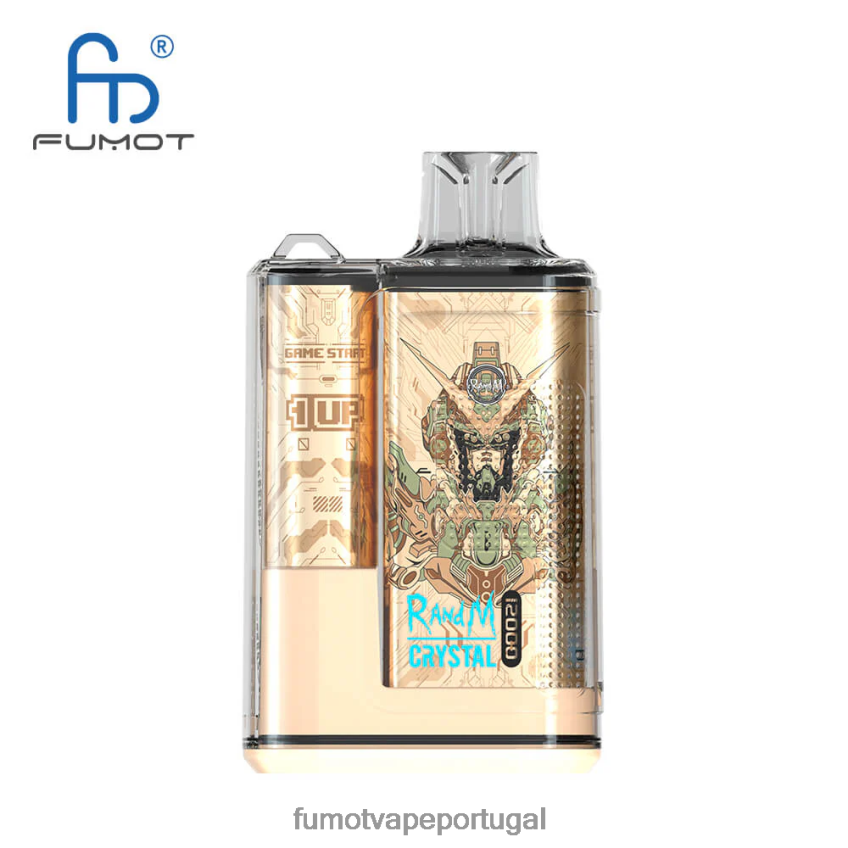 Fumot Tech - Fumot Crystal Caixa vape descartável de 20ml 12000 (1 peça) gelo de morango 82R648280