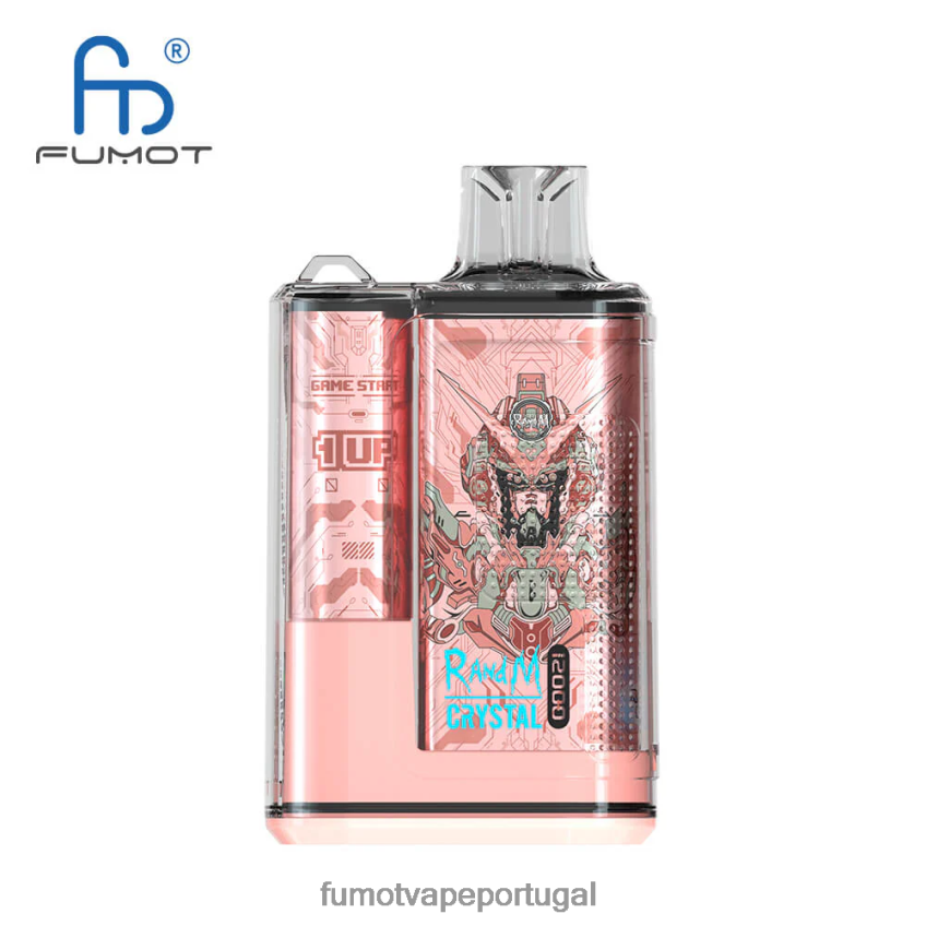 Fumot Tech - Fumot Crystal Caixa vape descartável de 20ml 12000 (1 peça) gelo de morango 82R648280