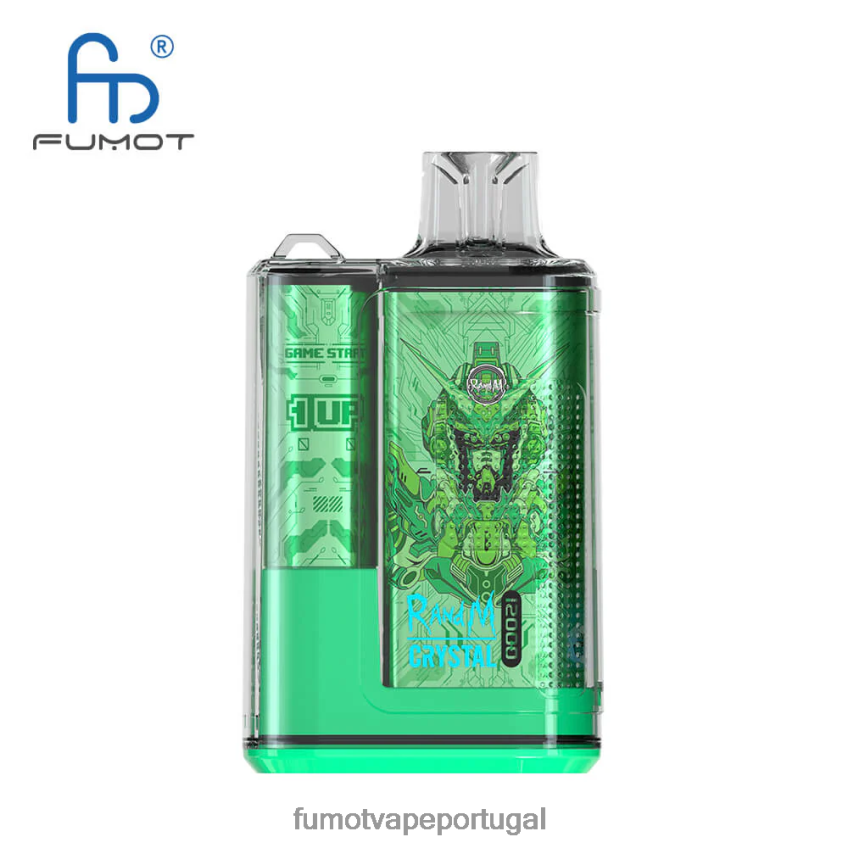 Fumot Tech - Fumot Crystal Caixa vape descartável de 20ml 12000 (1 peça) gelo de morango 82R648280