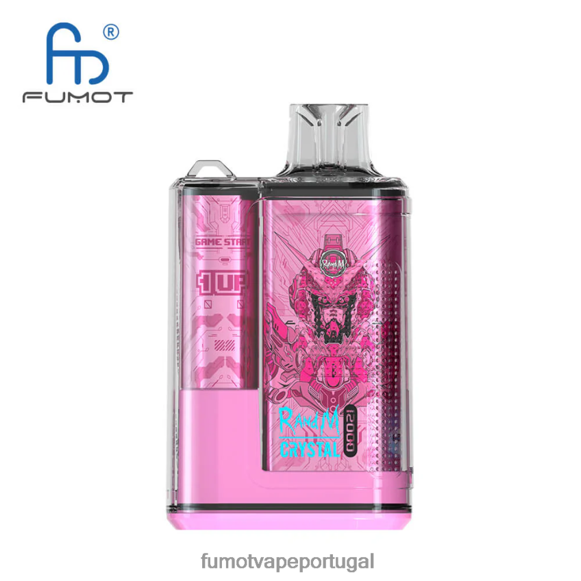 Fumot Tech - Fumot Crystal Caixa vape descartável de 20ml 12000 (1 peça) gelo de morango 82R648280