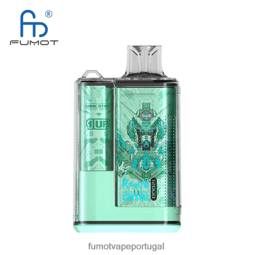 Fumot Tech - Fumot Crystal Caixa vape descartável de 20ml 12000 (1 peça) gelo de morango 82R648280