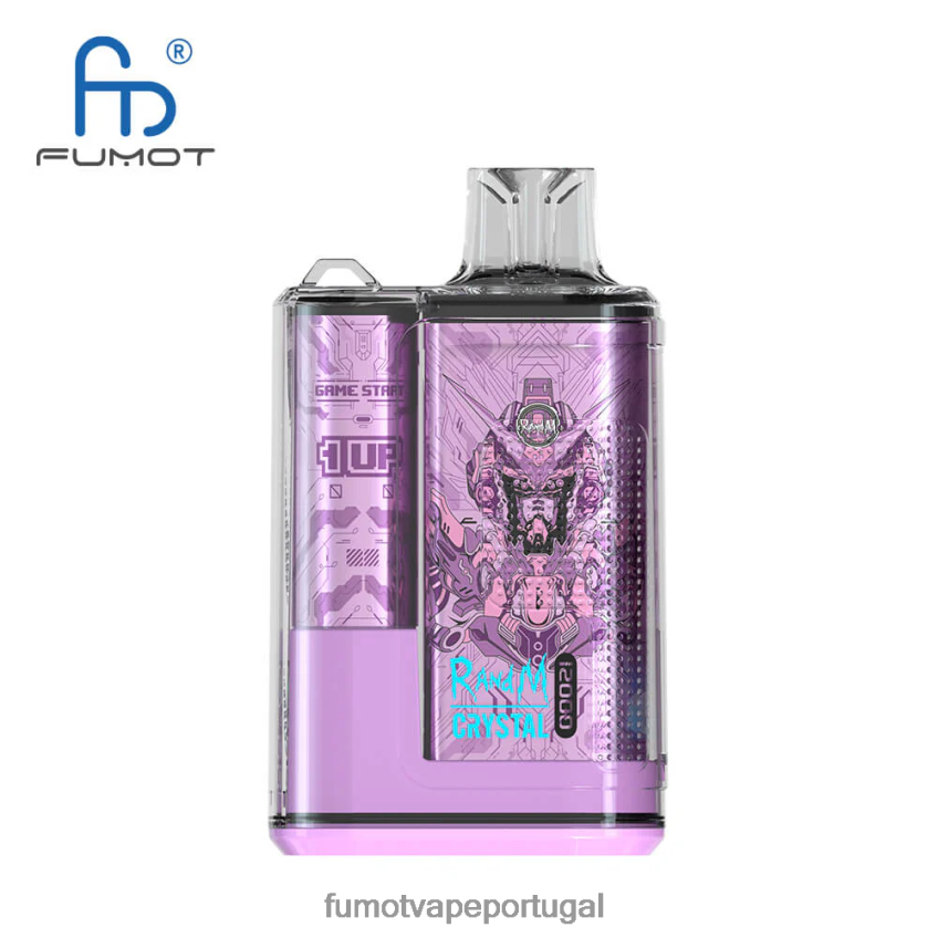 Fumot Tech - Fumot Crystal Caixa vape descartável de 20ml 12000 (1 peça) gelo de morango 82R648280