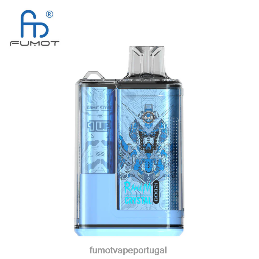Fumot Tech - Fumot Crystal Caixa vape descartável de 20ml 12000 (1 peça) gelo de morango 82R648280
