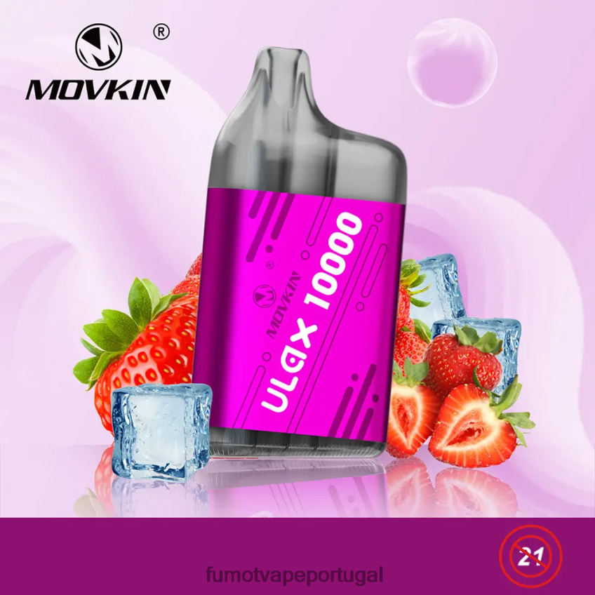 Fumot Tech - Fumot Movkin Ulax 10000 cápsulas de vapor descartáveis ​​- 12ml (1 peça) gelo exuberante 82R648310