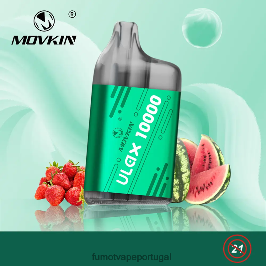 Fumot Tech - Fumot Movkin Ulax 10000 cápsulas de vapor descartáveis ​​- 12ml (1 peça) gelo exuberante 82R648310
