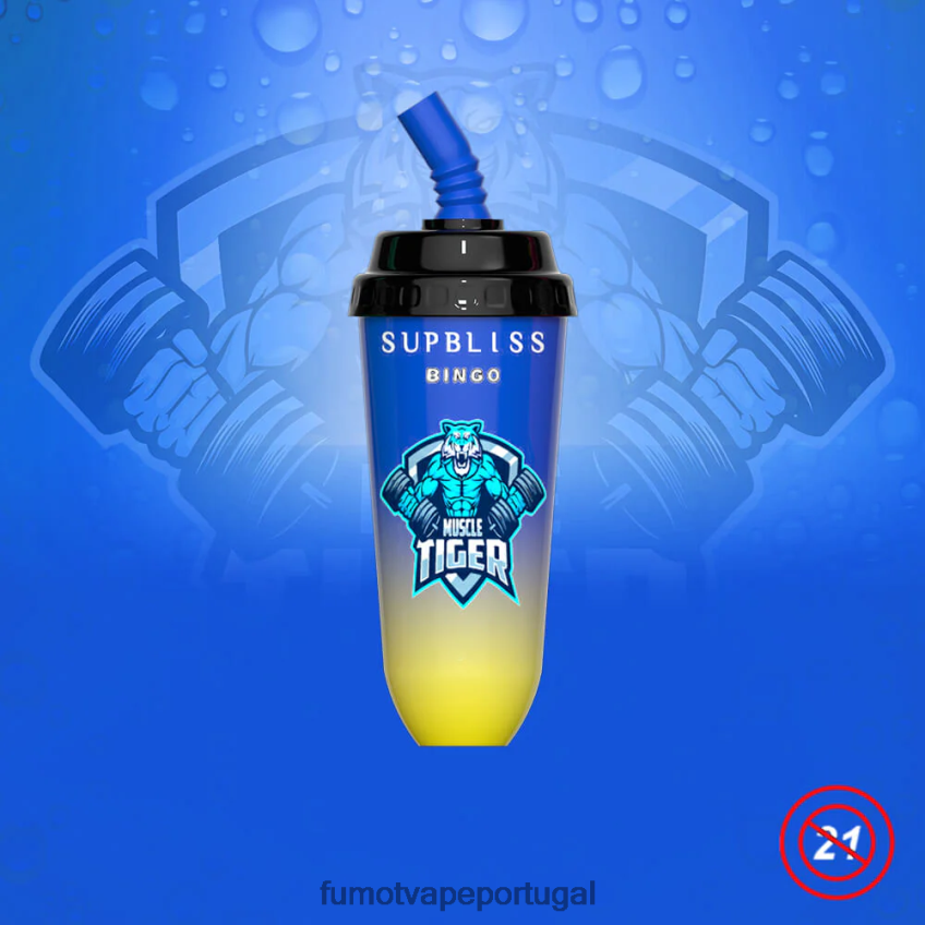 Fumot Tech - Fumot Supbliss Bingo Dispositivo vape pod descartável de 16ml 8000 (1 peça) kiwi morango 82R648410