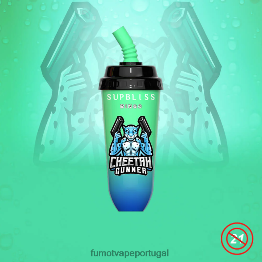 Fumot Tech - Fumot Supbliss Bingo Dispositivo vape pod descartável de 16ml 8000 (1 peça) kiwi morango 82R648410