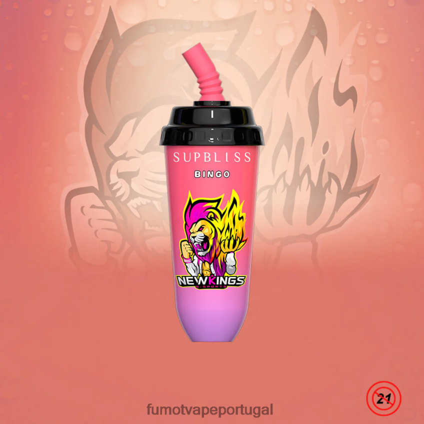 Fumot Tech - Fumot Supbliss Bingo Dispositivo vape pod descartável de 16ml 8000 (1 peça) kiwi morango 82R648410