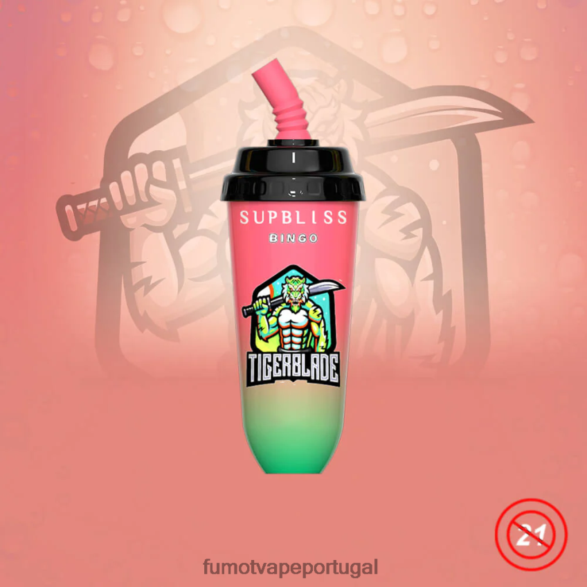 Fumot Tech - Fumot Supbliss Bingo Dispositivo vape pod descartável de 16ml 8000 (1 peça) kiwi morango 82R648410