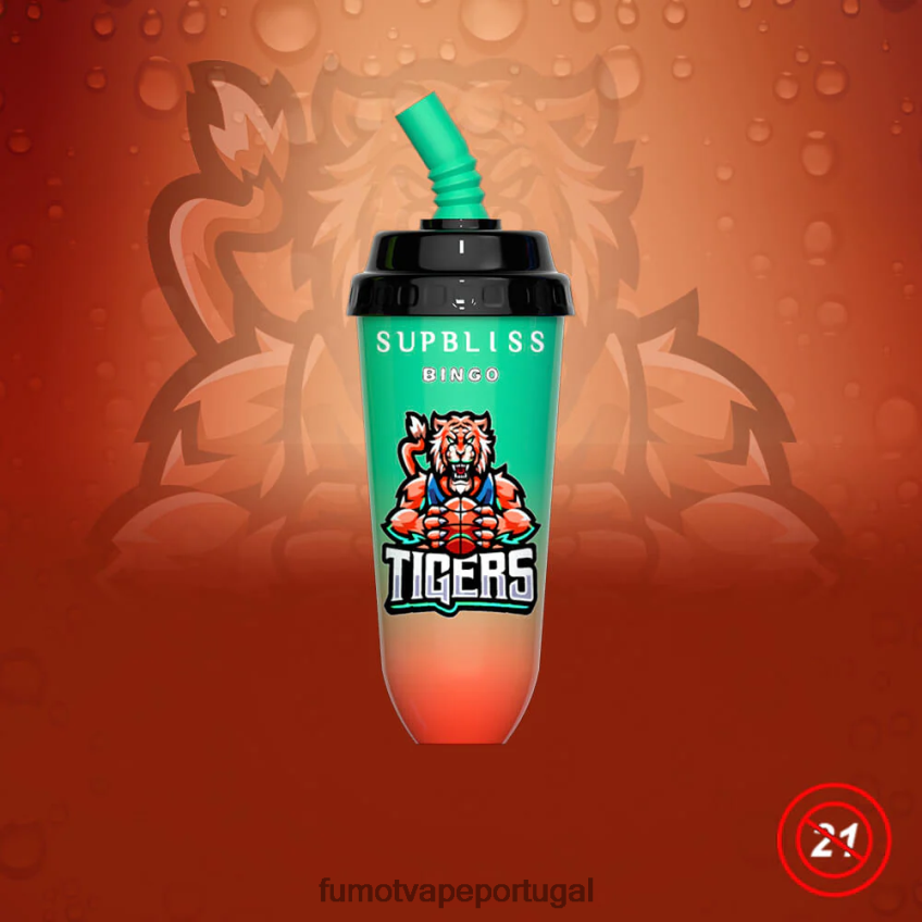 Fumot Tech - Fumot Supbliss Bingo Dispositivo vape pod descartável de 16ml 8000 (1 peça) kiwi morango 82R648410
