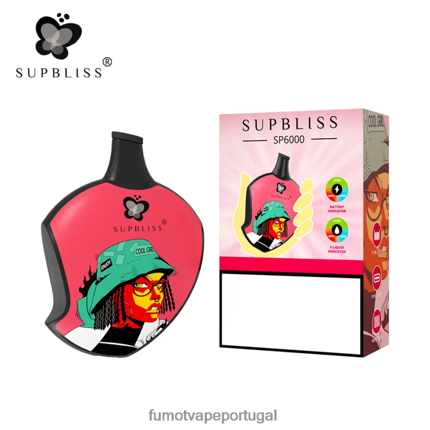Fumot Tech - Fumot Supbliss cápsula vape descartável sp6000 - 12ml (1 peça) uva aloe 82R648450