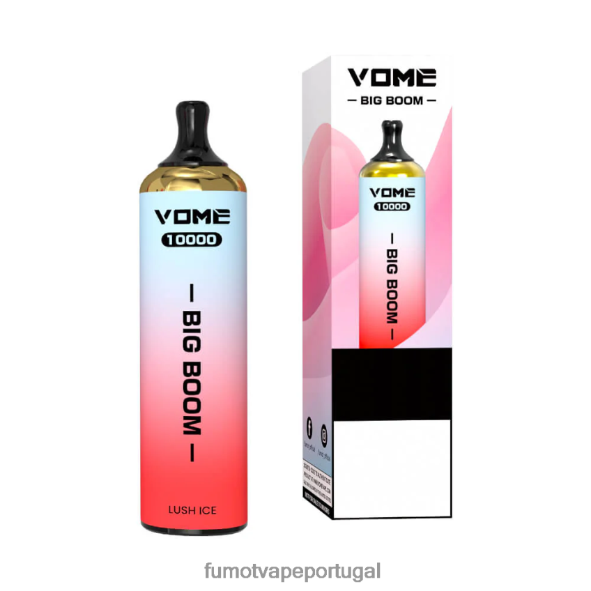 Fumot Tech - Fumot Vome Big Boom caneta vape descartável 10000 - 20ml (1 peça) gelo de morango 82R648440