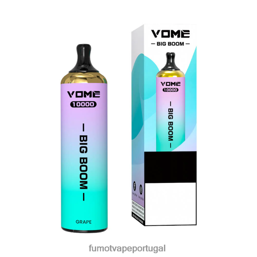 Fumot Tech - Fumot Vome Big Boom caneta vape descartável 10000 - 20ml (1 peça) gelo de morango 82R648440