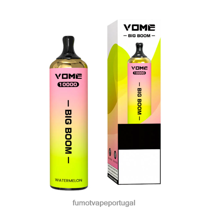 Fumot Tech - Fumot Vome Big Boom caneta vape descartável 10000 - 20ml (1 peça) gelo de morango 82R648440