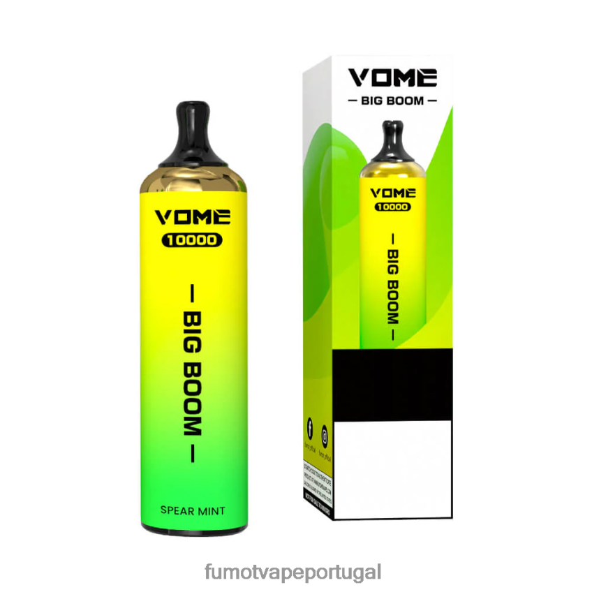 Fumot Tech - Fumot Vome Big Boom caneta vape descartável 10000 - 20ml (1 peça) gelo de morango 82R648440
