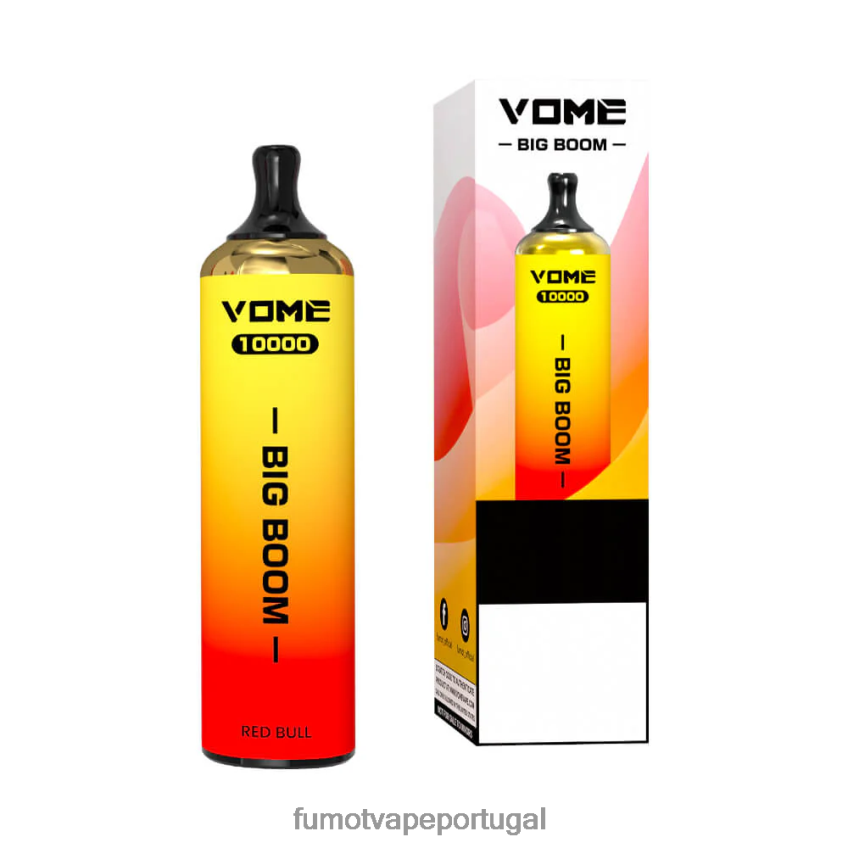 Fumot Tech - Fumot Vome Big Boom caneta vape descartável 10000 - 20ml (1 peça) gelo de morango 82R648440