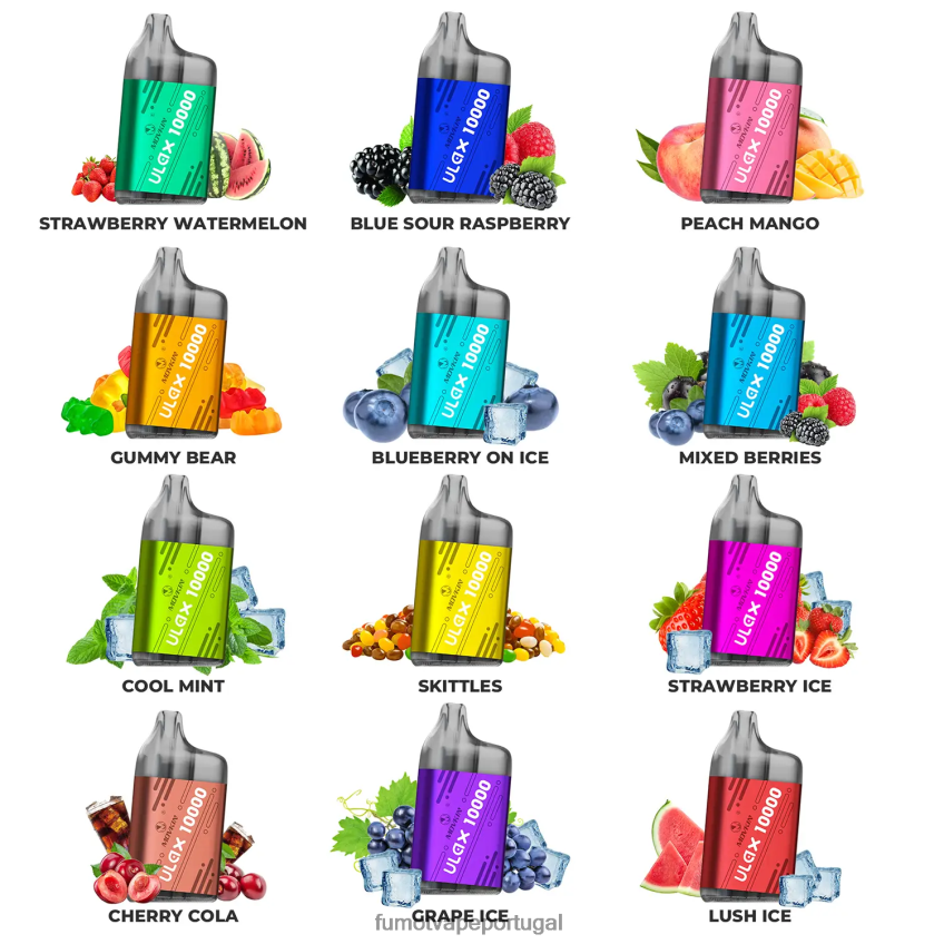 Fumot Vape Online Shop - Fumot Movkin Ulax 10000 cápsulas de vapor descartáveis ​​- 12ml (1 peça) gelo de uva 82R648308
