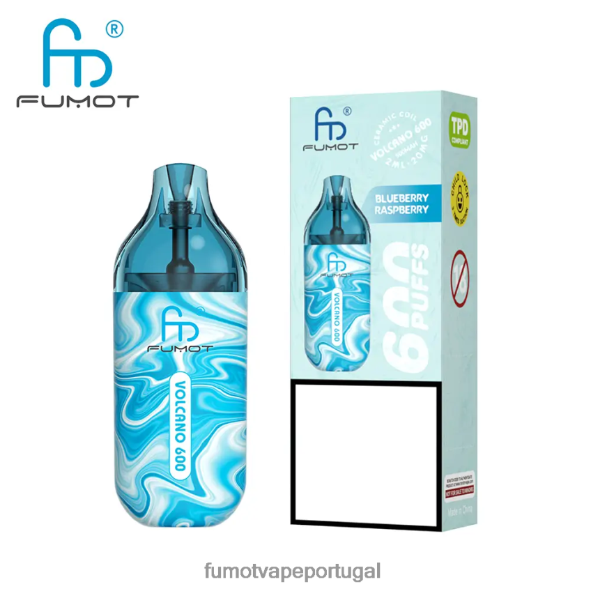 Fumot Vape Online Shop - Fumot Volcano Vape descartável compatível com 600 tpd - 2ml (conjunto de 3 peças) gelo de uva 82R648298