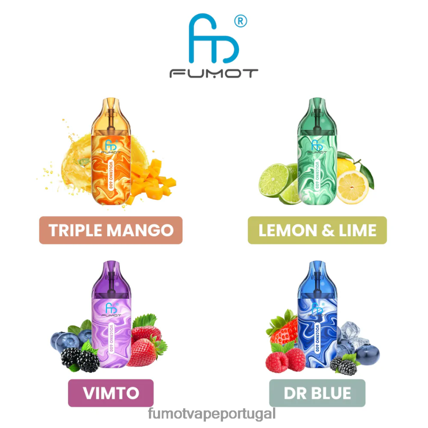 Fumot Vape Online Shop - Fumot Volcano Vape descartável compatível com 600 tpd - 2ml (conjunto de 3 peças) gelo de uva 82R648298