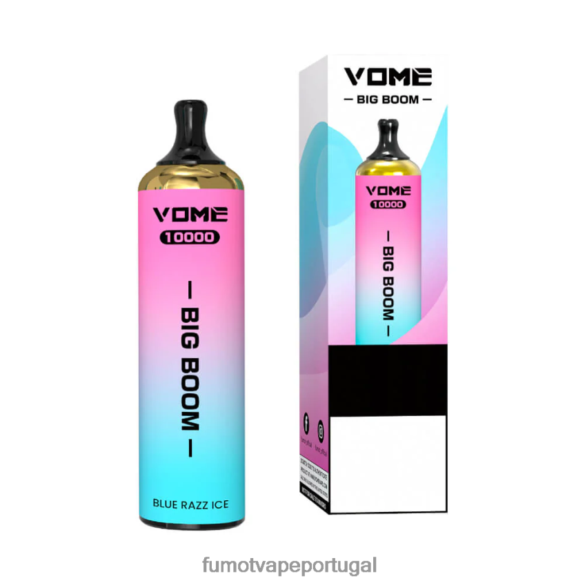 Fumot Vape Online Shop - Fumot Vome Big Boom caneta vape descartável 10000 - 20ml (1 peça) uva 82R648438