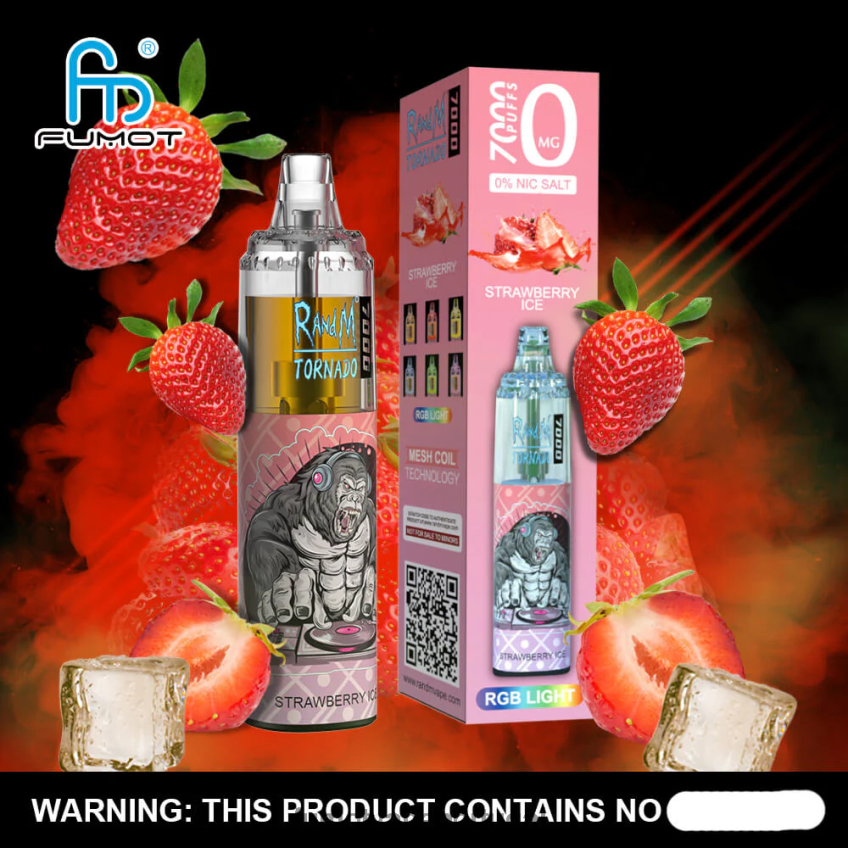 Fumot Vape Review - Fumot Tornado Caneta vape descartável 7000 0 - 14ml (1 peça) sangue de tigre 82R648544