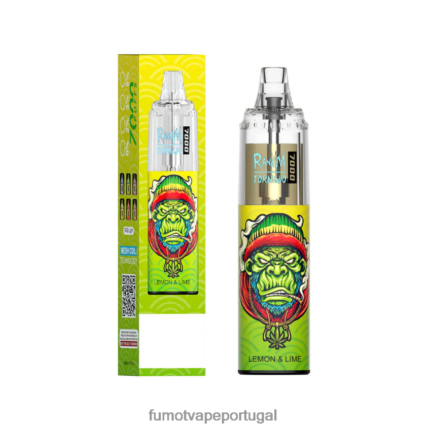 Fumot Vape Review - Fumot Tornado Caneta vape descartável de 14ml 7000 (1 peça) chiclete de mirtilo 82R64864