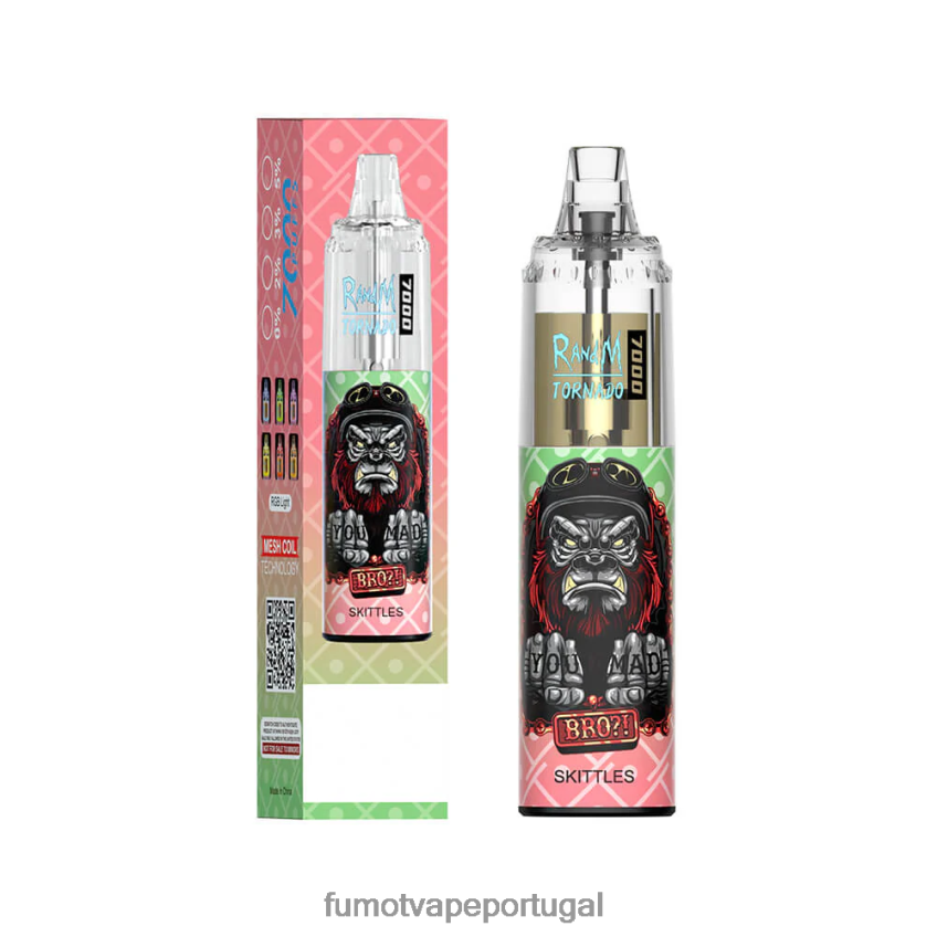 Fumot Vape Review - Fumot Tornado Caneta vape descartável de 14ml 7000 (1 peça) chiclete de mirtilo 82R64864