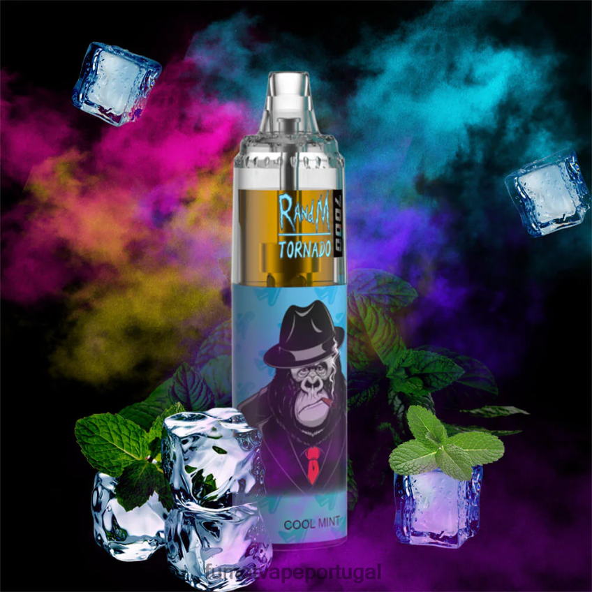 Fumot Vape Review - Fumot Tornado Caneta vape descartável de 14ml 7000 (1 peça) chiclete de mirtilo 82R64864