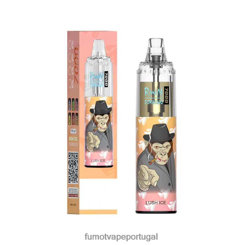 Fumot Vape Review - Fumot Tornado Caneta vape descartável de 14ml 7000 (1 peça) chiclete de mirtilo 82R64864
