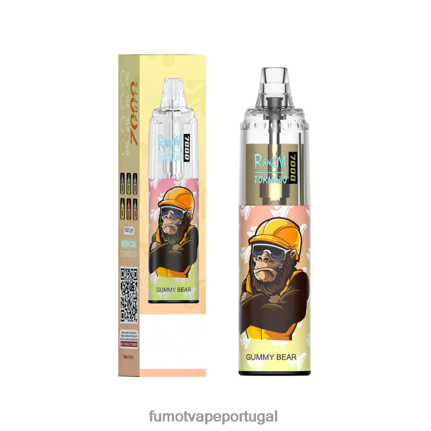 Fumot Vape Review - Fumot Tornado Caneta vape descartável de 14ml 7000 (1 peça) chiclete de mirtilo 82R64864