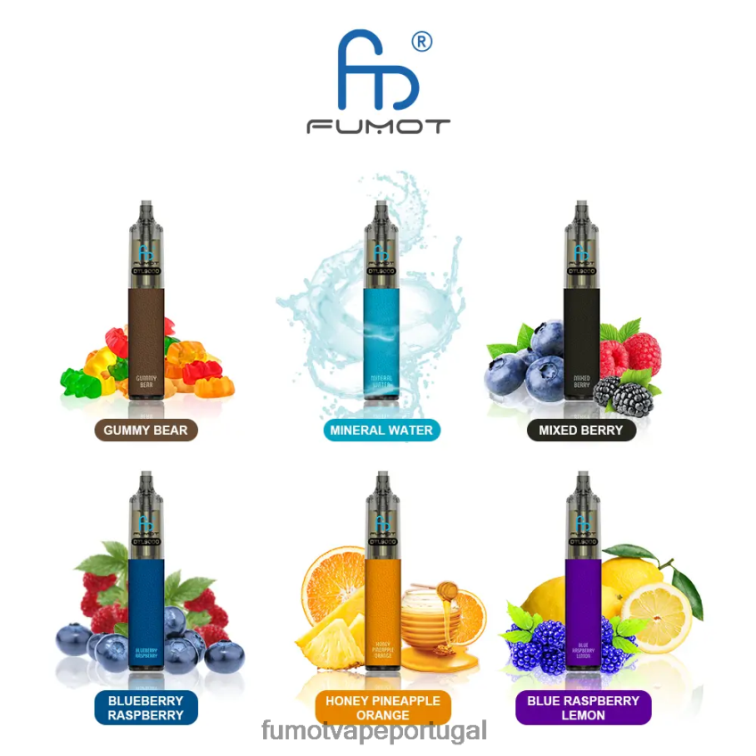 Fumot Vape Sale - Fumot DTL caneta vape descartável 9000- 18ml (1 peça) mel abacaxi laranja 82R648375