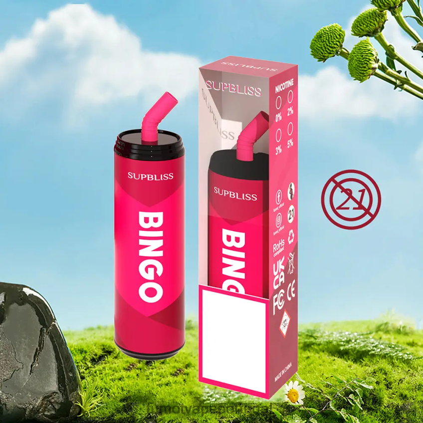 Fumot Vape Sale - Fumot Supbliss Bingo Caneta vape descartável 9000 (1 peça) - 18ml melancia morango 82R648475