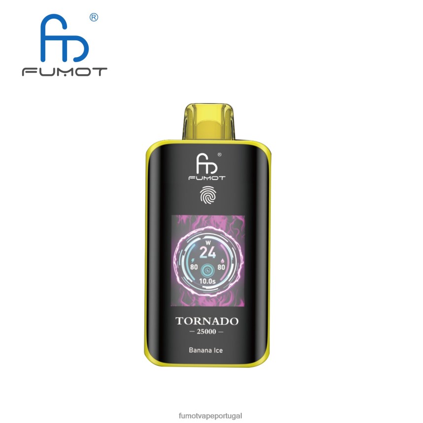 Fumot Portugal - Fumot Tornado 25000 vapores descartáveis gelo de banana 2B02DX1
